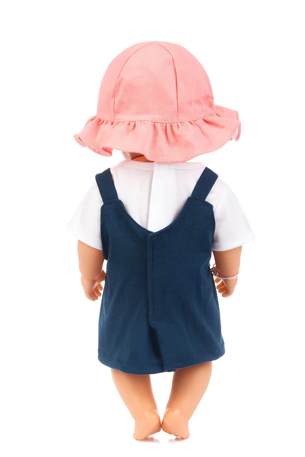 Спортивный комплект+ шляпа, Одежда для куклы, подходит для новорожденных 43 см, кукла, аксессуары для кукольной одежды для 17 дюймов, кукла