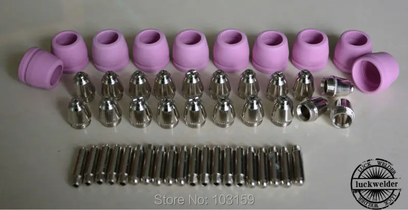 

SG-55 AG-60 Air Plasma Cutter Cutting Torch Consumables Tip Electrodes 50pcs