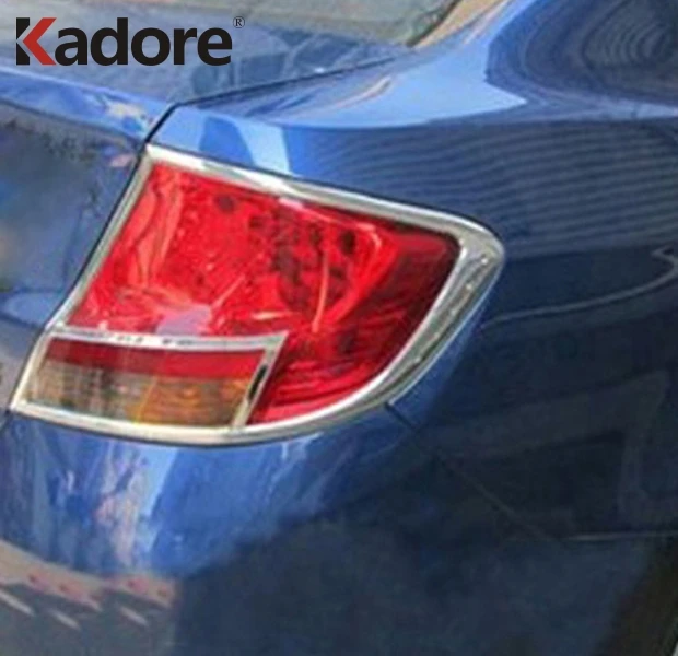 

For Chevrolet Sail 2010 2011 Sedan Chrome Rear Back Light Lamp Cover Trim Taillight Frame Car Styling Exterior Accessories