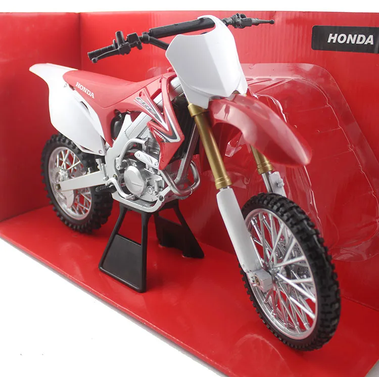 NewRay 1/6 масштаб Honda CRF450R литья под давлением металлический мотоцикл модель ручной