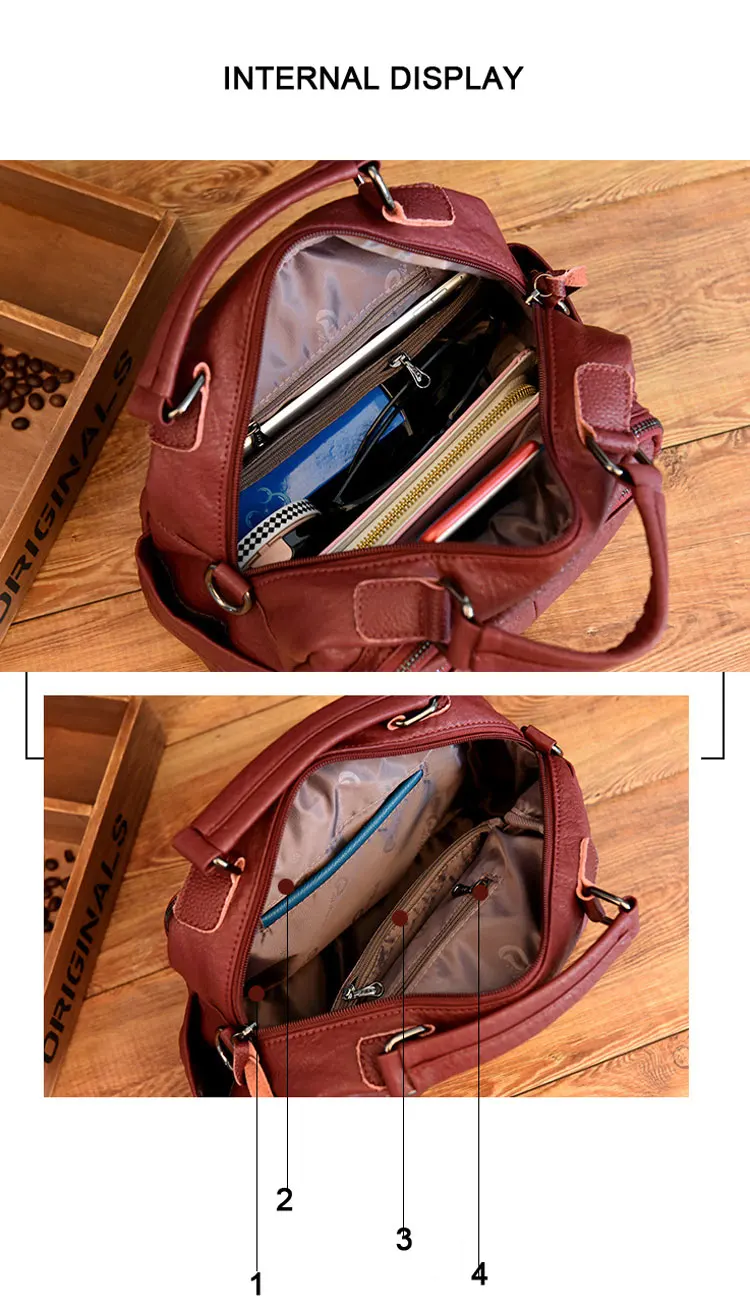 Женские сумки с верхней ручкой, качественные кожаные женские сумки через плечо, женские сумки-мессенджеры