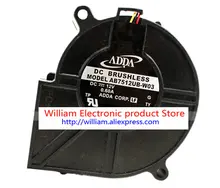 New Original ADDA AB7512UB-W03 75*30MM DC12V 0.6A Projector Blower Cooling fan