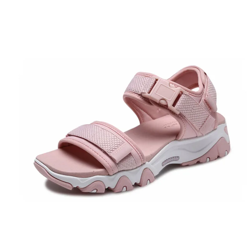 skechers flip flops pink