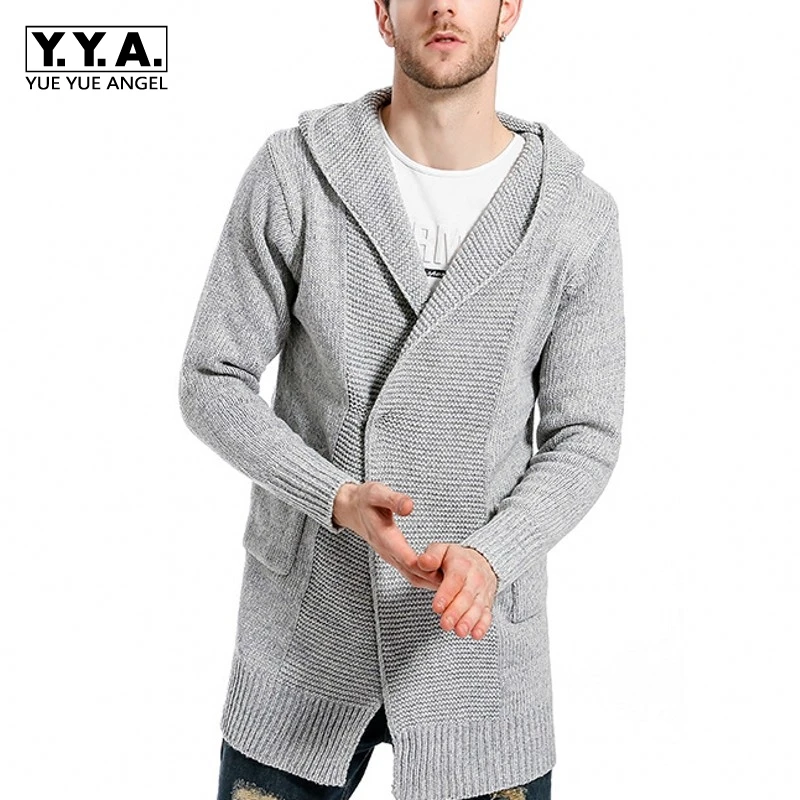

Brand Autumn Winter Fashion Casual Cardigan Sweater Coat Men Loose Fit Warm Knitting Clothes Sweater Coats Male Single Button