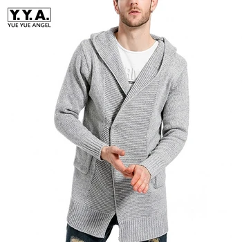 

Brand Autumn Winter Fashion Casual Cardigan Sweater Coat Men Loose Fit Warm Knitting Clothes Sweater Coats Male Single Button