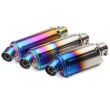 Length 305mm 0r 360mm Motorcycle Exhaust Pipe With Removable DB killer Escape Moto Case For CBR125 CB400 R6 R15 GXSR Z750