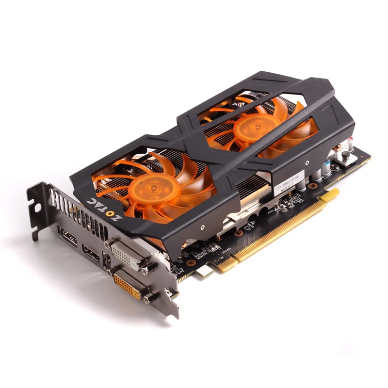 Оригинальные видеокарты ZOTAC GeForce GTX 660 2GD5 2 Гб Thunder Edition PD GPU 192Bit GDDR5 видеокарта карта GTX660-2GD5 GK106 Hdmi