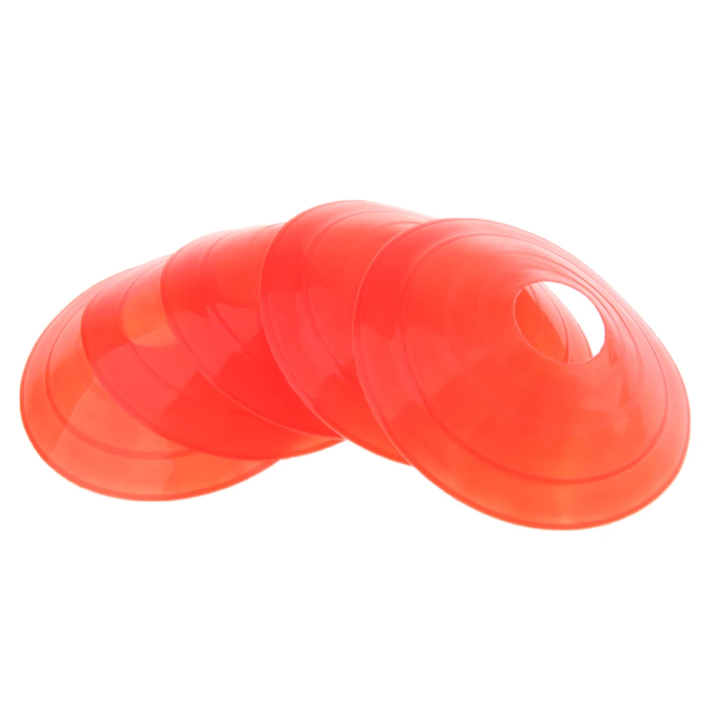 25 Pcs Soccer Mini Disc Cones Boundary Marker Skating Agility Training Aid