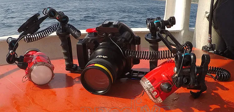 NiteScuba Дайвинг фонарик INON S2000 стробоскоп для RX100 TG5 TG4 водонепроницаемый корпус камеры аксессуары для подводной фотографии