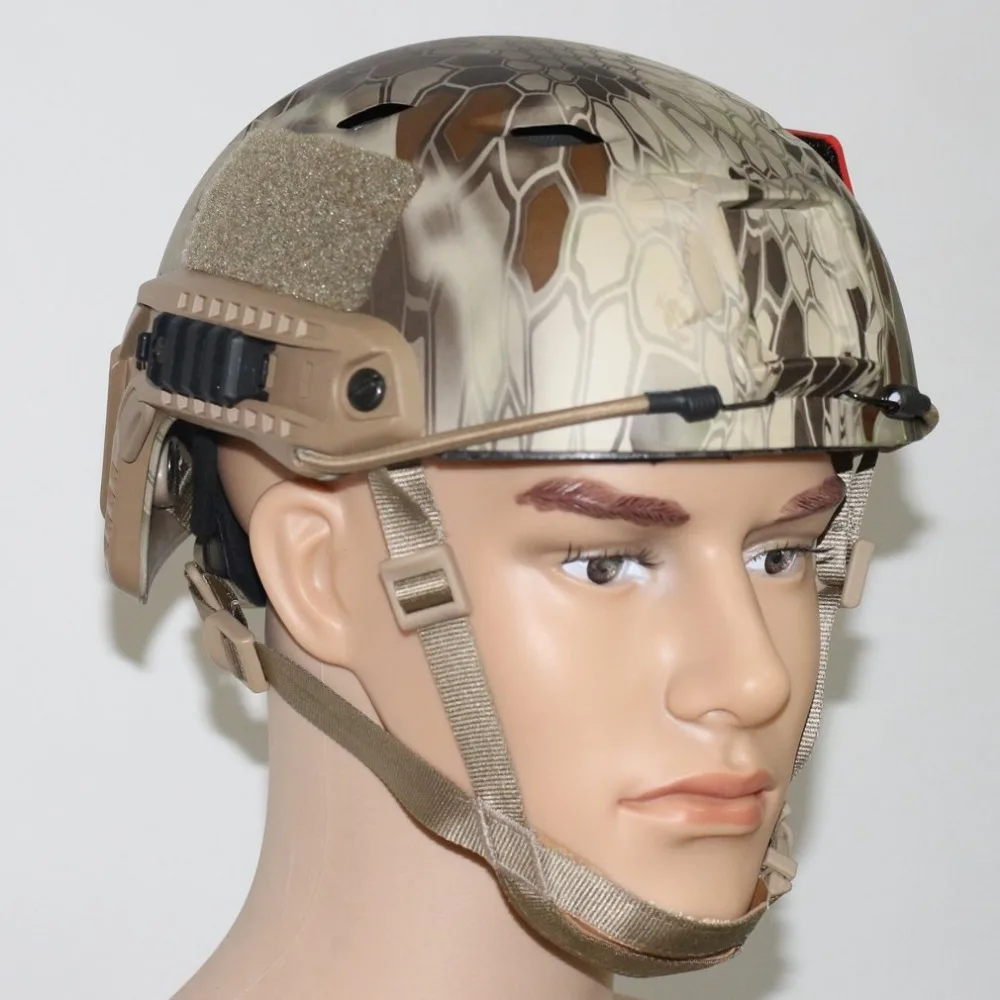 

VILEAD Fast Python Pattern PJ Type Protective Military Tactical Helmet Pararescue Jump Helmet Multifunction Outdoor CS Helmets
