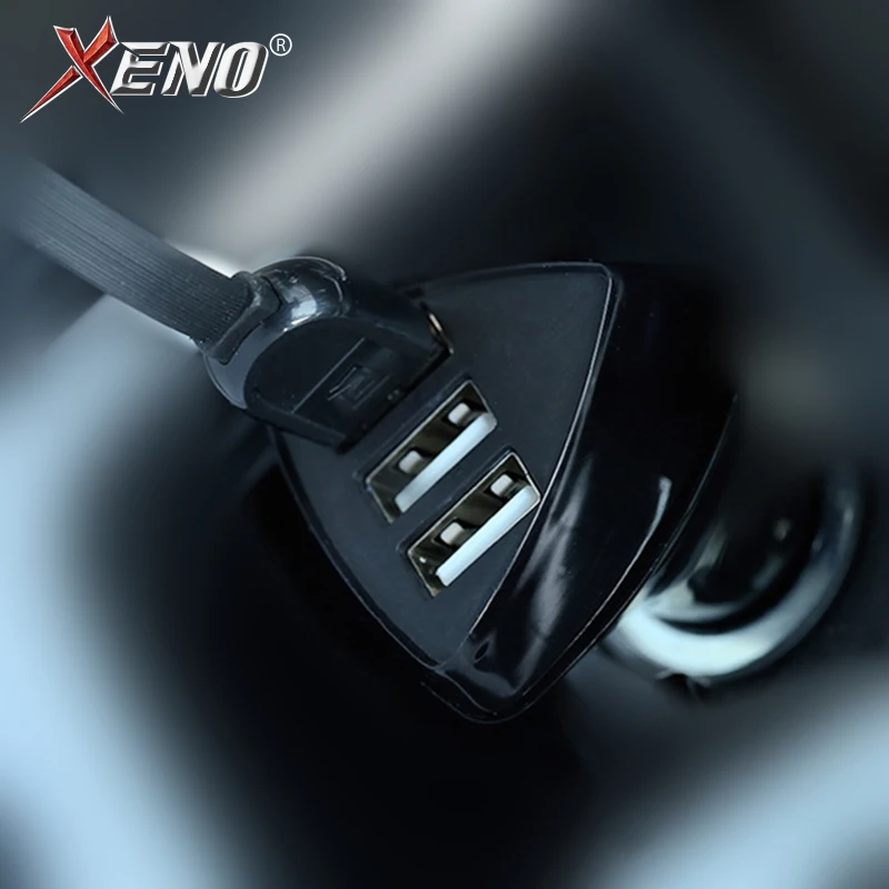 

XENO Car USB Charger Quick Charge 3.0 USB Mobile Phone Charger 2 Port USB Fast Car Charger for iPhone Samsung Tablet Car-Charger