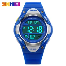 SKMEI Children Cute Sport Wristwatch Fashion Kids Digital Electronic Buckle Watch Chronograph Week Display Alarm Time Clock 