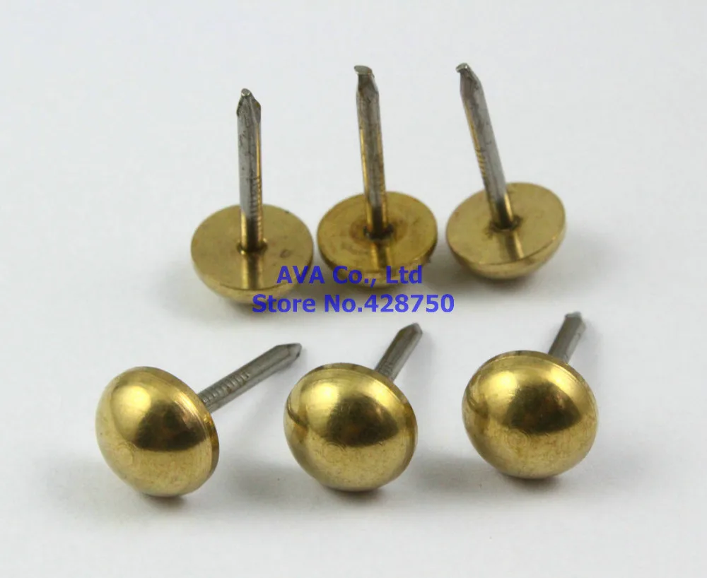 20 Pieces Solid Brass Upholstery Tacks Nails 10x20mmtack nailsbrass