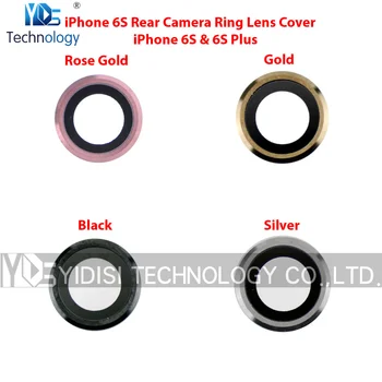 

500Pcs/lot New Camera Glass Cover for iPhone 6 6S Plus Back Rear Camera Glass Lens Cover with Frame Repair Parts Wholesale