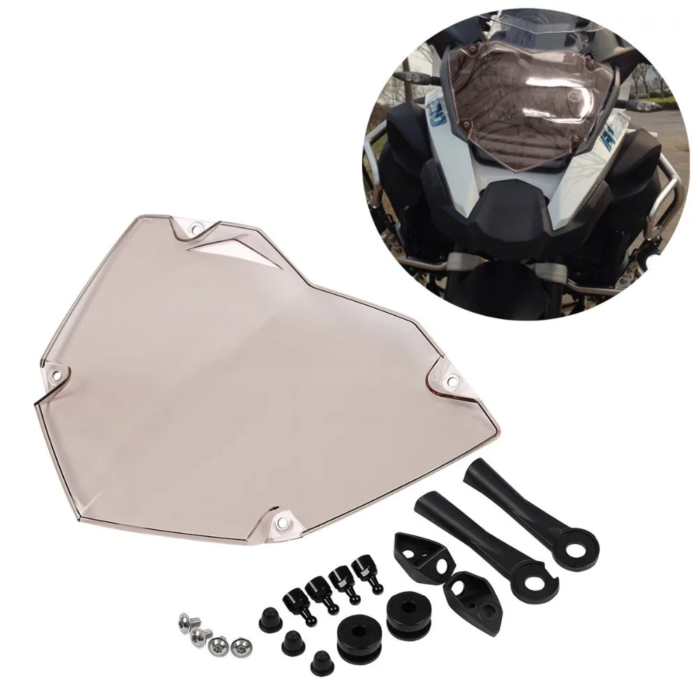 

Head Light Guard Cover Lens Protector For BMW R1200GS WC 2013-2017 Adventure ADV WC 14-17 16 Smoke/Clear