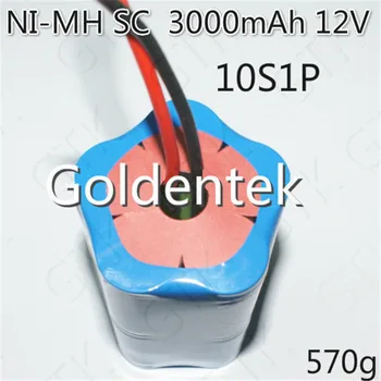 

12V NI-MH SC 3000mah 12V ni mh sub C battery pack for powerful torch Electronic door lock Emergency light Miner lamp inductor