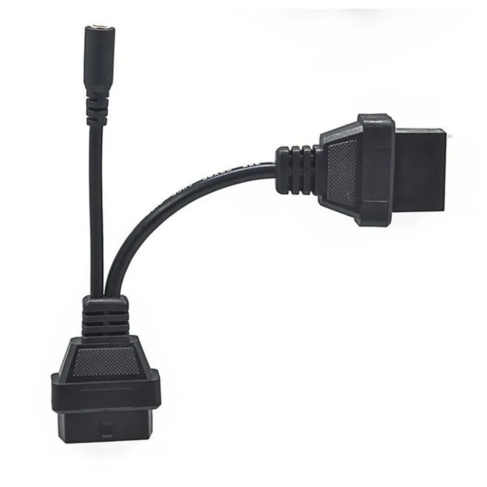Для 12 Pin до 16 Female OBD 2 Диагностика расширения инструмента OBDII соединительный кабель