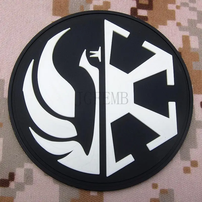 Star Wars Jedi Auftrag Logo Bestickt Zum Aufbügeln Aufnäher Badge Für Stoff Usw 