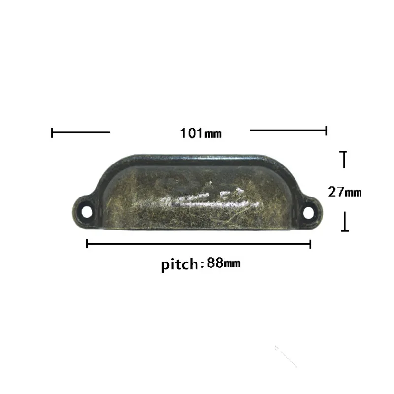 Ручка из цинкового сплава для ящика кухонного шкафа дверная ручка мебельная ручка антикварный шкаф аппаратная оболочка ручки, 1 шт