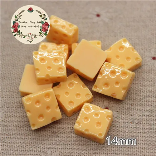 tiny figurines 20pcs Cute 3D Simulation Cheese Resin Miniature Food Art Supply DIY Decorative Craft Scrapbooking Accessories Figurines & Miniatures classic Figurines & Miniatures