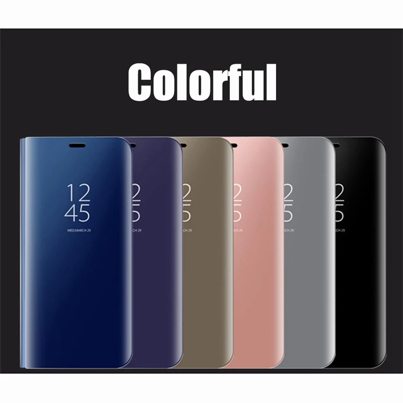 Зеркало чехол для телефона Samsung Galaxy S8 S9 плюс Примечание 9 8 S6 S7 край J5 J7 A3 A5 A7 2017