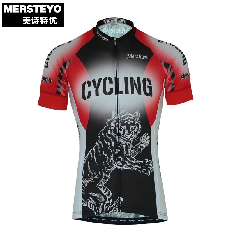 الرجال الدراجات الفانيلة الأعلى mtb فريق الدراجات جيرسي بارد الأحمر الحيوان روبا ciclismo الدراجات قصيرة الأكمام دراجة الملابس الرياضية