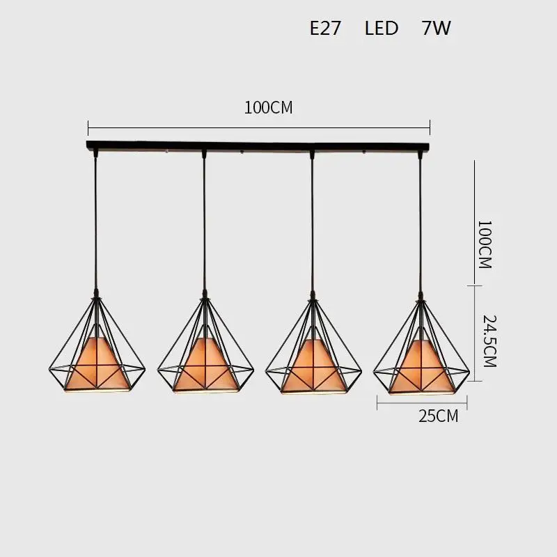 Lampara Кухня промышленные Люстры E Pendente Para Sala обеденный стол светильник Декор для дома Лофт Luminaria висит подвесной светильник
