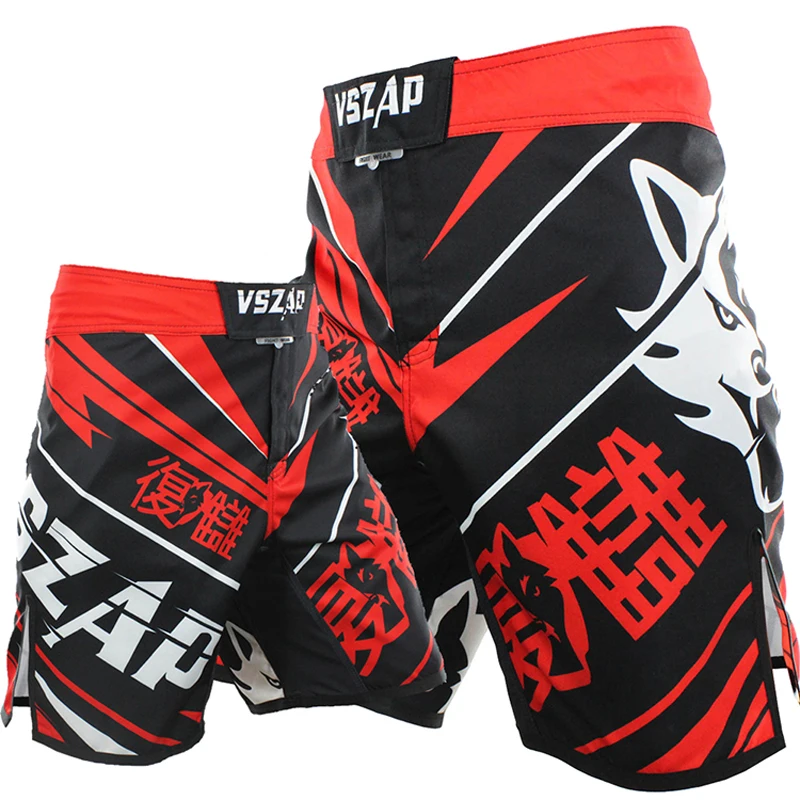 

2019 Men New VSZAP Revenge Shorts MMA Sports Lntegrated Fighting Men Shorts UFC Thai Boxing Fight Sanda Fitness Polyester Shorts