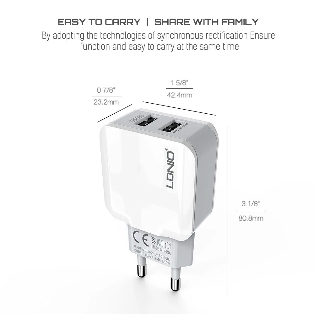 LDNIO travel charger (5)