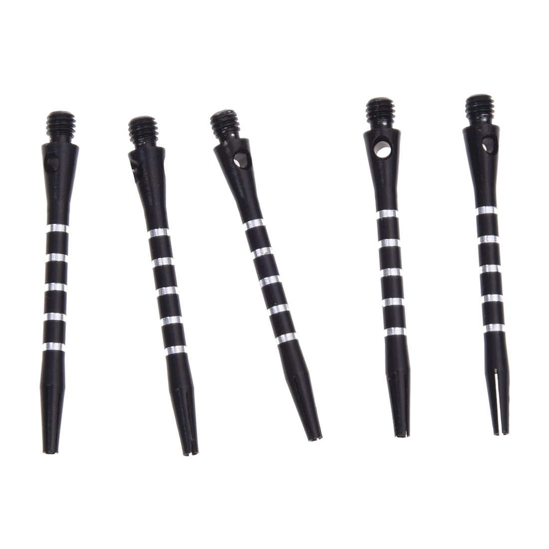 

New 5pcs 52mm 2BA Darts rod Aluminum Bars Darts Striped Anodized - Black