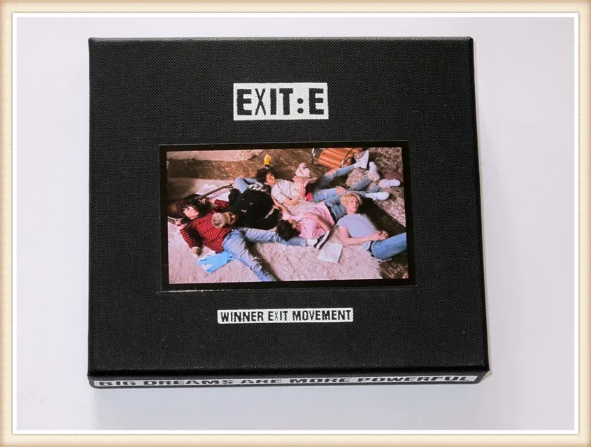 

YG Winner autographed signed with pen 2016 mini1st album EXIT:E CD +autographed poster new offiical korean A version 03.2016