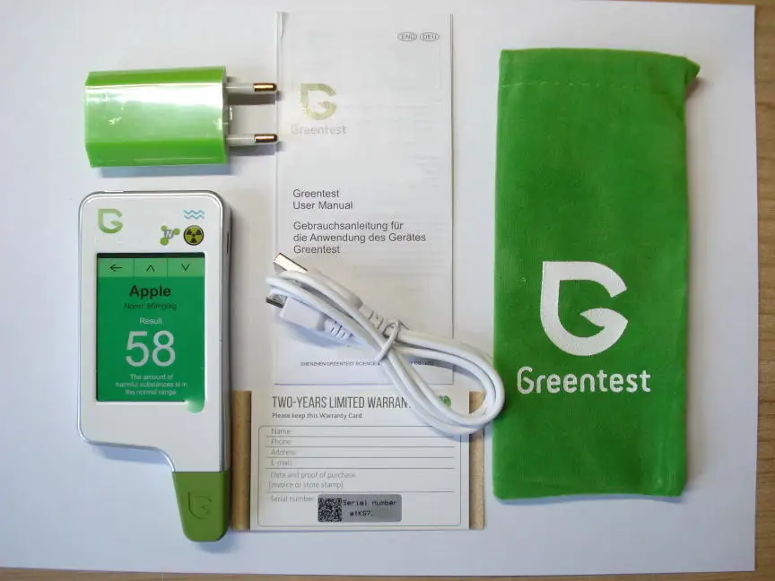 Greentest нитратный тестер Eco 5 тестер для пищевых продуктов тест на нитрат воды детектор излучения счетчик Гейгера Мясо Фрукты Овощи