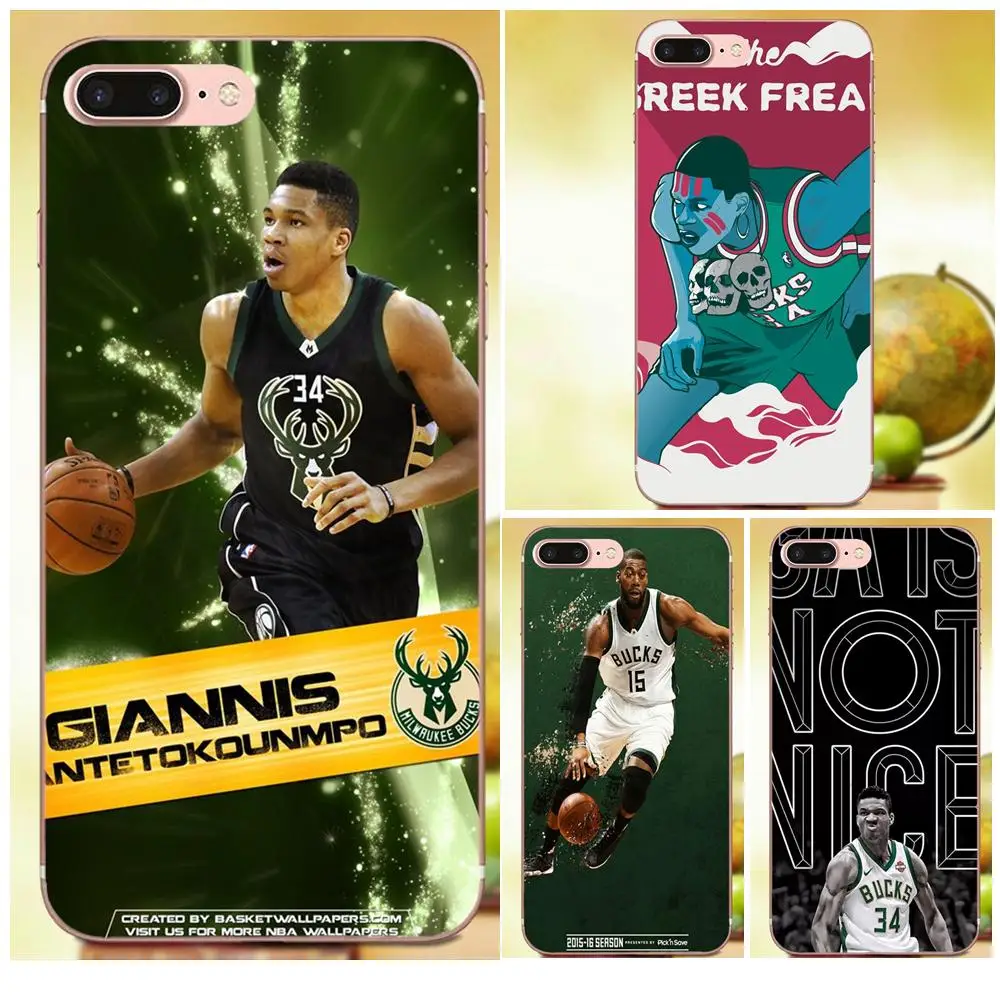 Giannis Antetokounmpo мягкий популярный хит для Galaxy A3 A5 A7 On5 On7 2015 2016 2017 Grand Alpha G850 Core2 Prime S2