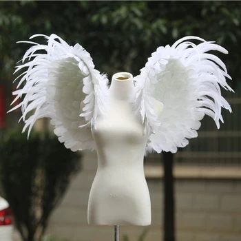 

Pure White Angel feather shows wings Victoria stage performance props model night stage runway show the wings of the festival