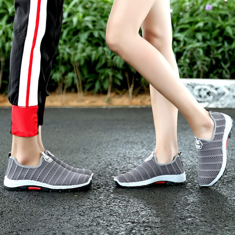 2019 Men's hollow flying woven mesh breathable sneakers lightweight soft bottom non-slip running shoes sneakers platform 40J14 (17)