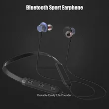 Neckband Fones De Ouvido Bluetooth com Fone de Ouvido Sem Fio Magnético Sweatproof Esporte Fones De Ouvido com Microfone Para iPhone Android