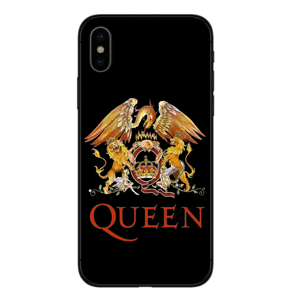 KACKYFUL чехол для телефона для Coque iPhone X XR XS Max 8 8Plus 7 7Plus 6 6S Plus 5S SE Фредди Меркури Queen band Мягкий силиконовый чехол