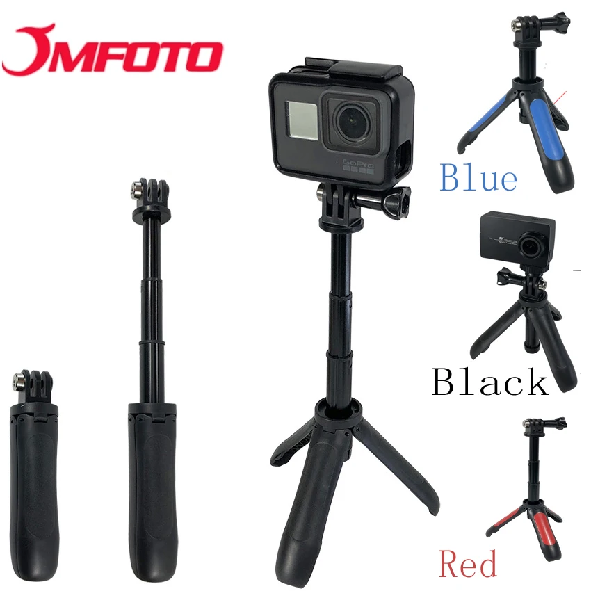 

JMFOTO Mini Selfie Stick Tripod Extendable Monopod Mount SHORTY for GoPro Hero 6/5/4/3+ sj4000 H9 4K Lite Sony Action Camera