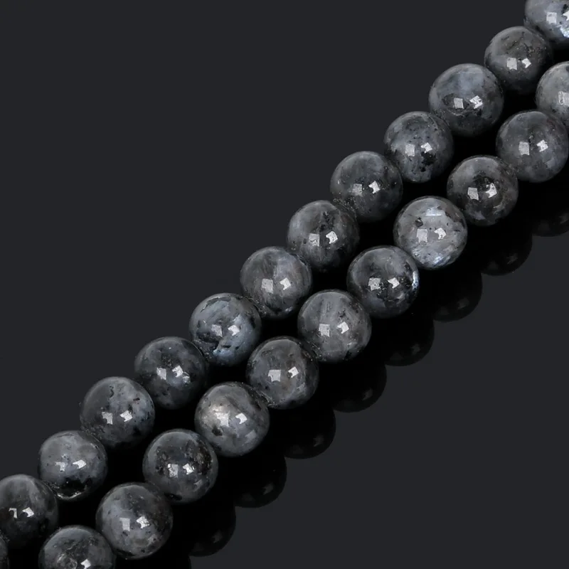 

New Arrival 4/6/8/10mm 38cm/strand Moonstone bead Gem stone Black Moon Stone Round Loose Beads For Jewelry Making