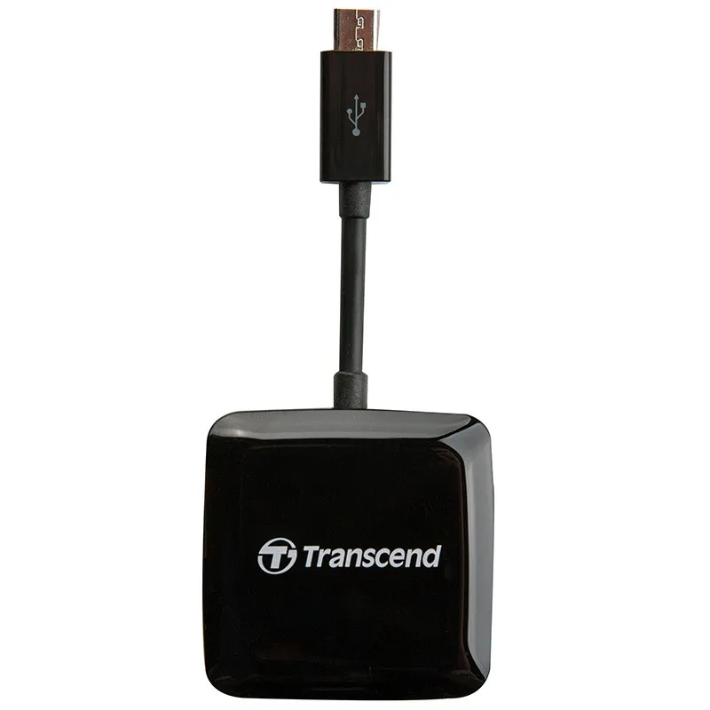 Transcend Высокое качество OTG картридер Высокое качество SD/карта Micro SD адаптер с Extrnal USB Порты и разъёмы для Android телефоны Tablet