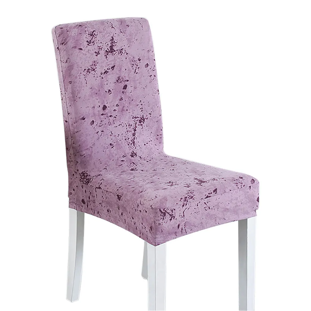 Chair Cover Printed Hotel Polyester Anti Dirty Kitchen Wedding Stretch Elastic Modern Living Room Removable Decorative Home Case | Дом и сад