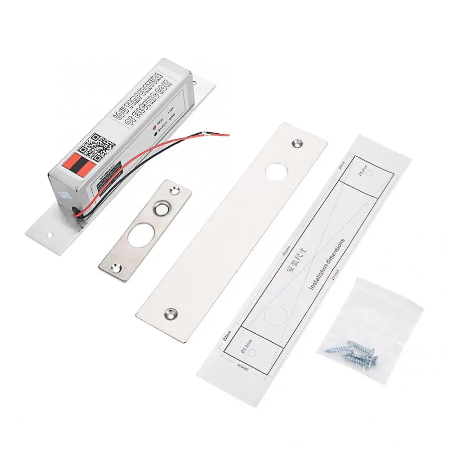 

Electric Mortise Deadbolt Lock Low Temperature Bolt Lock NC Mode for Door Entry Access Control System