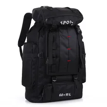 Большой емкости 75L Кемпинг походные рюкзаки Альпинизм спортивные большие наружные сумки женские мужские на открытом воздухе дорожные рюкзаки DSB71