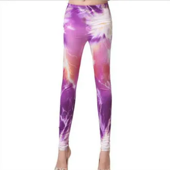 

Women's Leggins Adventure Time Lightning Digital Print Leggings 2017 Arrival Autumn Knitted Casual Punk Pants Sexy Girls Clothes