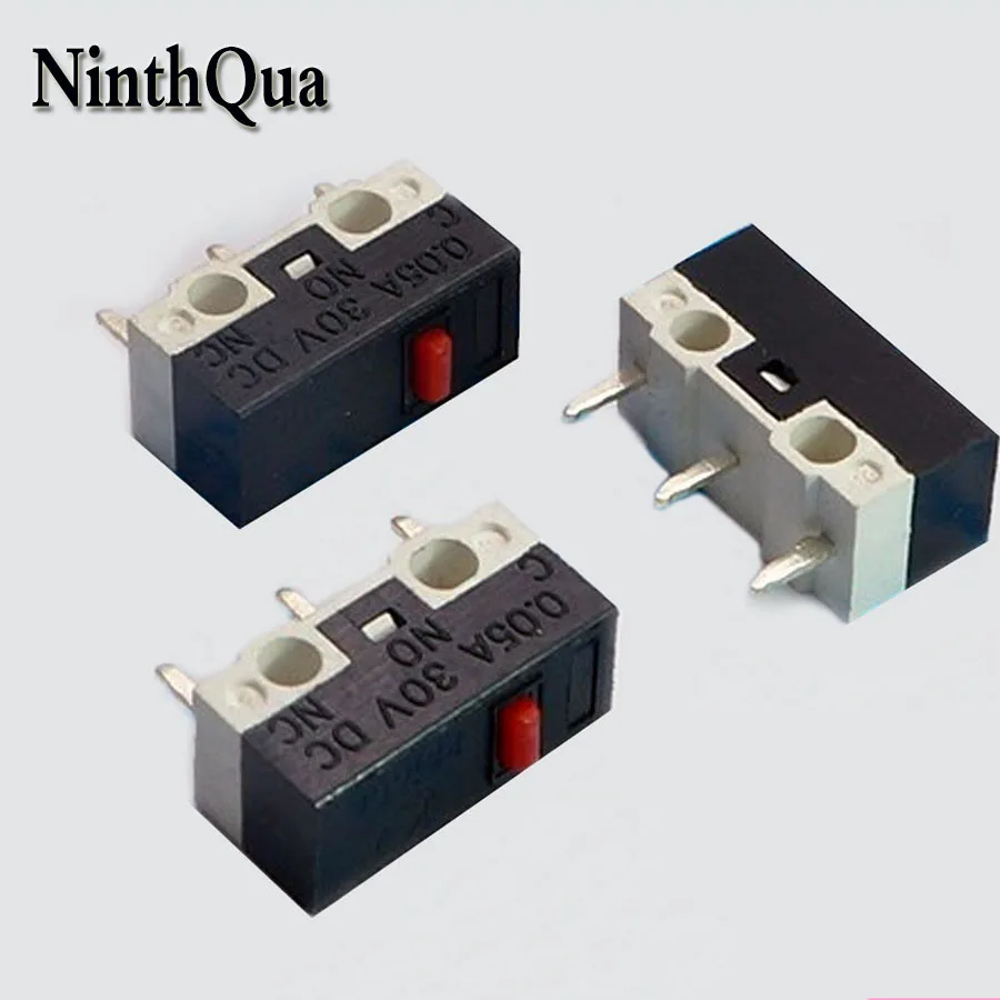 10 шт. 3P переключатель мыши вертикальный 3Pin DC 0.05A 125V AC Прямоугольный мини микро