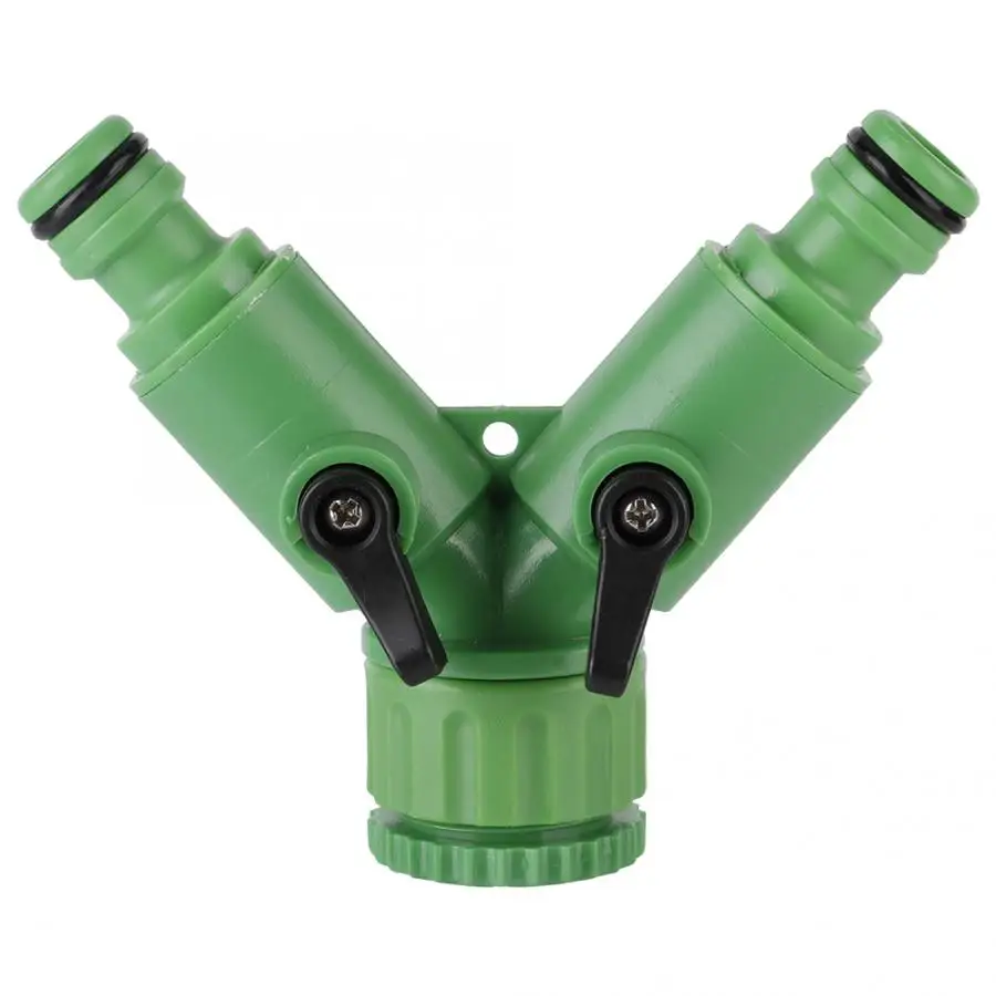 

Hose Splitter Connector Valve Adapter Pipe Water Connect 3 Way Tools Garden Tap