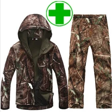 Охотничья тактическая Униформа армии США Мужская камуфляжная служба Военная Боевая форма набор рубашка+ брюки ACU камуфляж