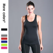 AALAMGEER Женская майка для занятий йогой топы сексуальный для спортзала спортивный жилет фитнес тощий без рукавов рубашка для бега быстросохнущая тренировки черный серый топ