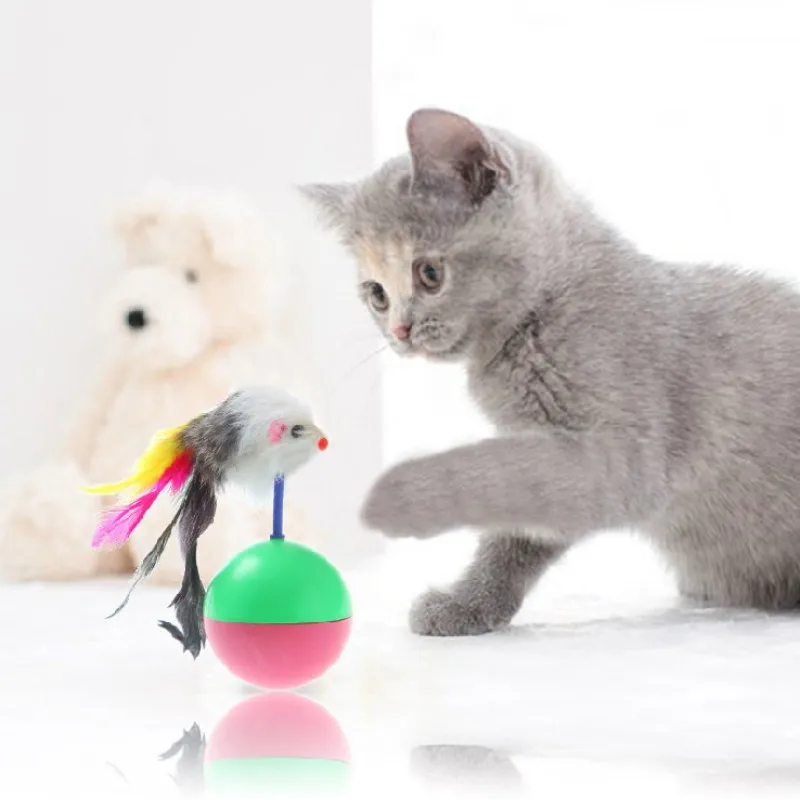 

Plastic False Mouse Cat Toys Best Pet Toy Rubber Cat Toy Bite Resistant Cut Mouse Style Soft Faux Fur