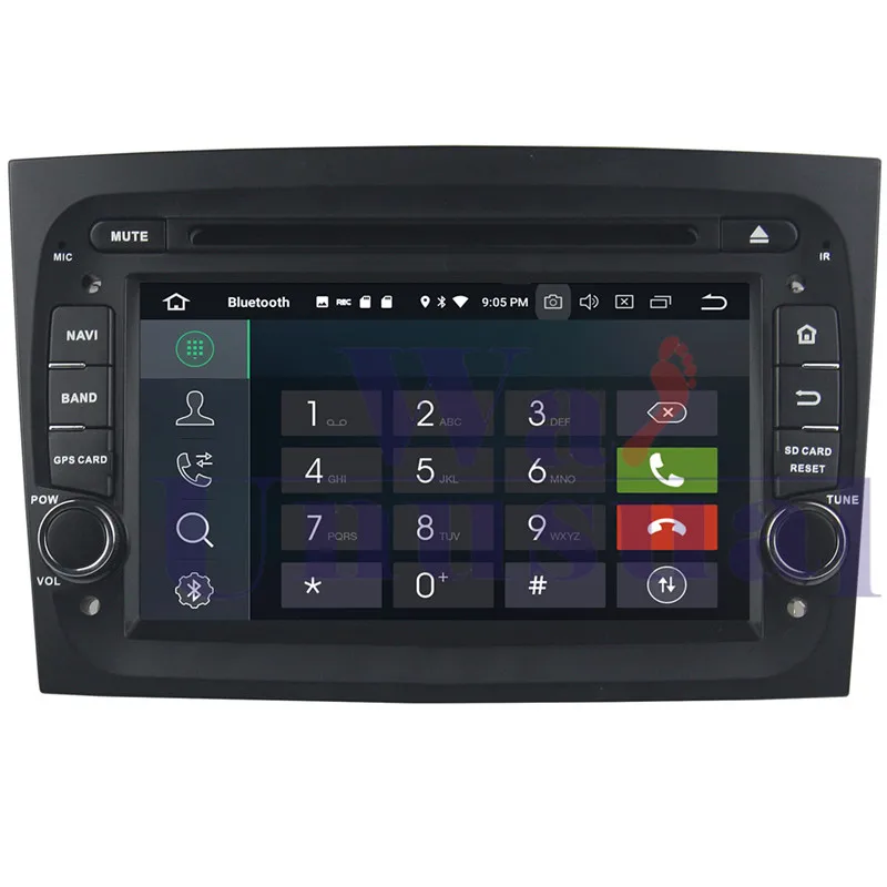 Wanобычно 7 &quotВосьмиядерный Android 8 0 GPS навигация для Fiat DOBLO 2016 2017 2018 стерео Авто DVD